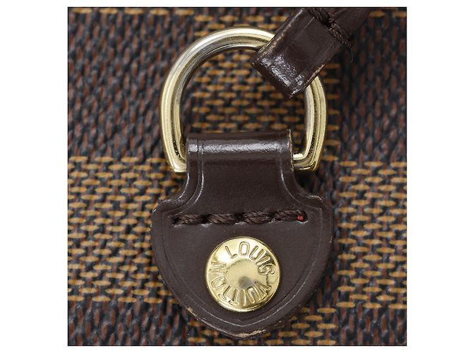 Louis Vuitton Marrone Damier Ebene Neverfull MM - vista 12