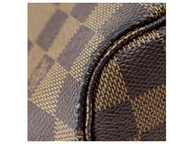 Louis Vuitton Marrone Damier Ebene Neverfull MM - vista 14