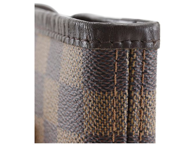Louis Vuitton Marrone Damier Ebene Neverfull MM - vista 18