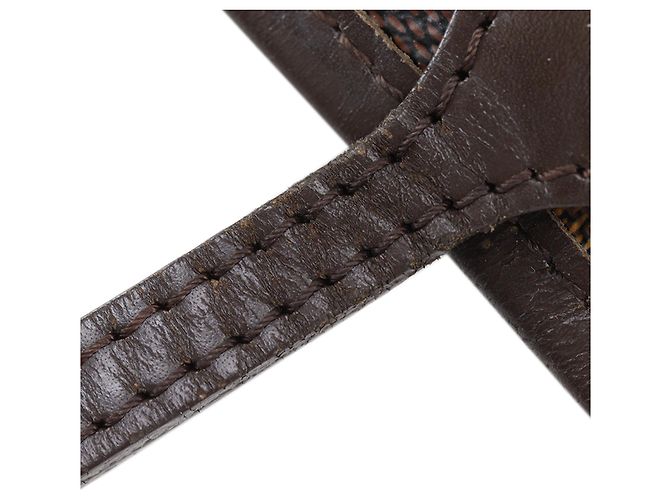 Louis Vuitton Marrone Damier Ebene Neverfull MM - vista 23