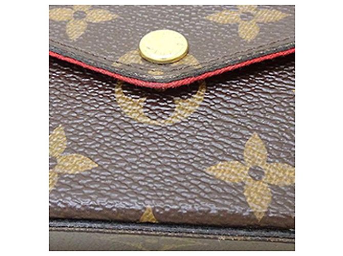 Louis Vuitton Pochette Felicie Monogram World Tour Marrone - vista 9