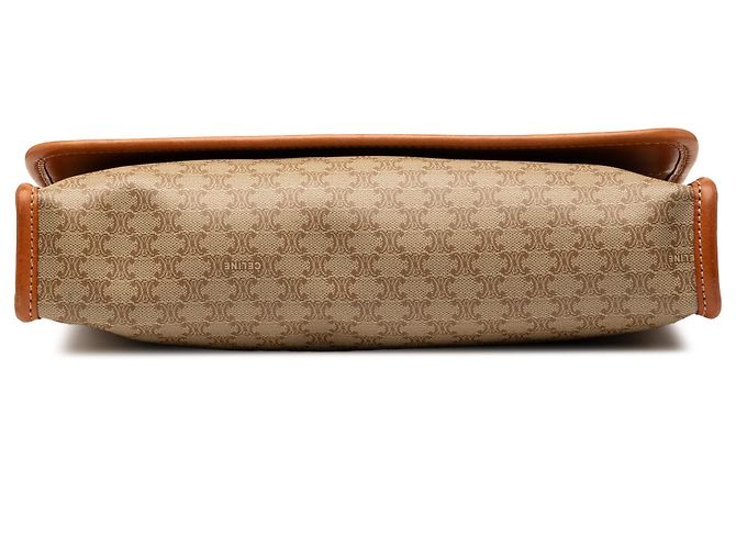 Céline Celine Beige Macadam beschichtetes Canvas Crossbody - Ansicht 3