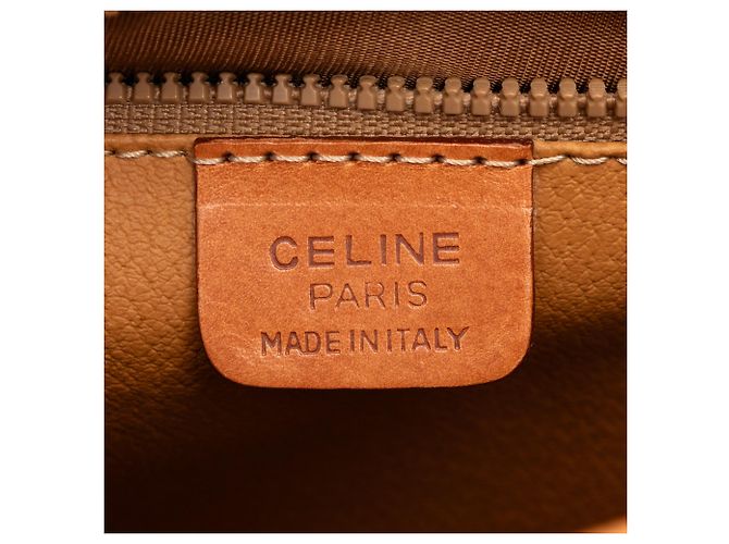 Céline Celine Beige Macadam beschichtetes Canvas Crossbody - Ansicht 5