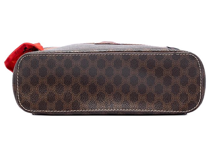 16 Céline Celine Brown Macadam Coated Canvas Vanity Bag - view 3