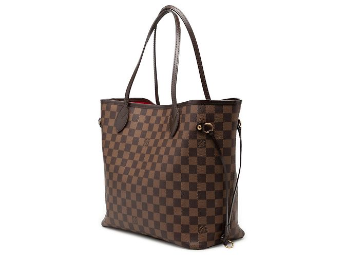 Louis Vuitton Marrone Damier Ebene Neverfull MM - vista 2