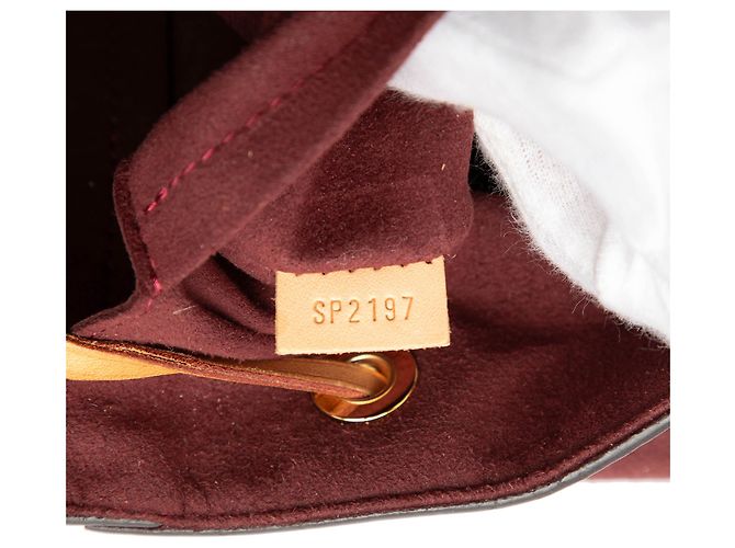 Louis Vuitton Marrone Monogram Montsouris - vista 7