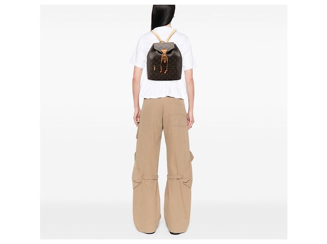 Louis Vuitton Marrone Monogram Montsouris - vista 8