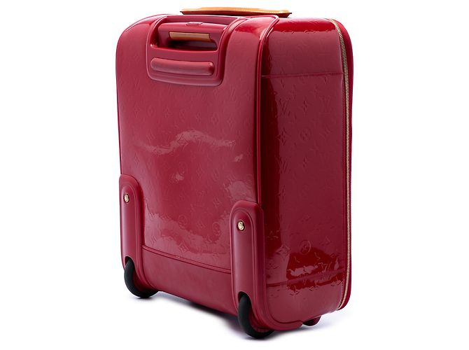 Louis Vuitton Red Monogram Vernis Pegase 45 Rosso - vista 2