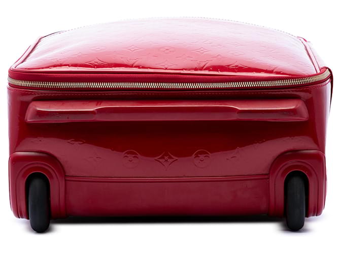 Louis Vuitton Red Monogram Vernis Pegase 45 Rosso - vista 3