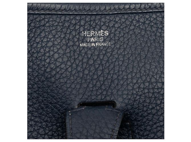 Hermès Blue Clemence Evelyne III 29 Blu navy - vista 5
