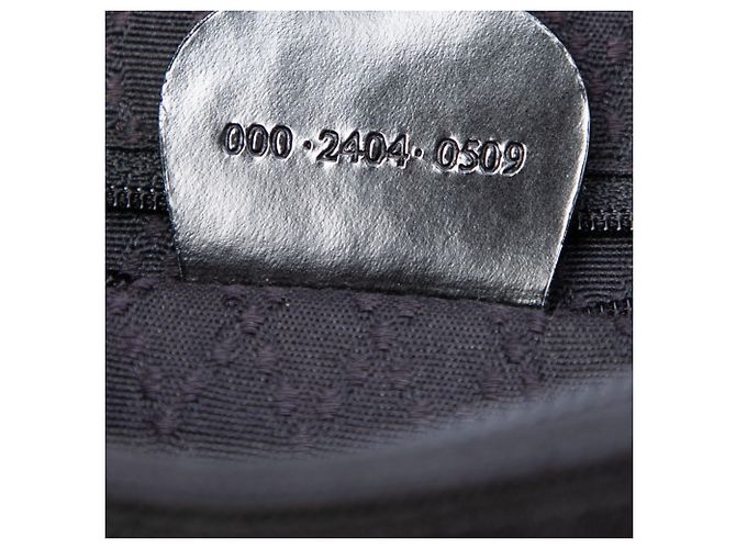 Bamboo Bolso Gucci de nylon negro con detalles de bambú - vista 6