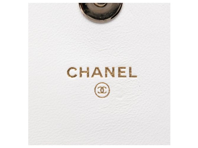 Chanel Black Quilted Lambskin Book Wallet On Chain Schwarz - Ansicht 5