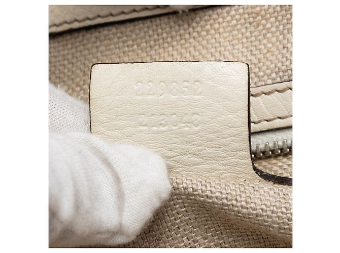 Gucci Beige Medium GG Canvas Icon Bit Tote - Ansicht 5
