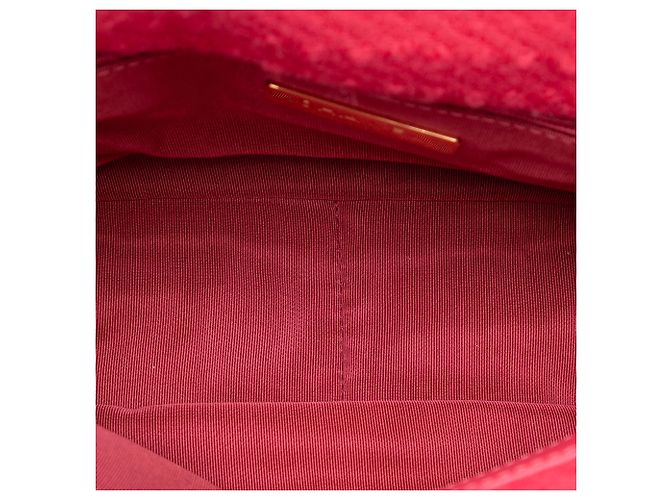 Chanel Pink Medium Tweed 19 Flap Rosa - vista 4