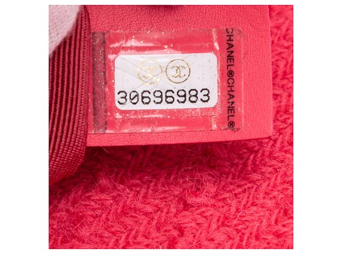 Chanel Pink Medium Tweed 19 Flap Rosa - vista 6