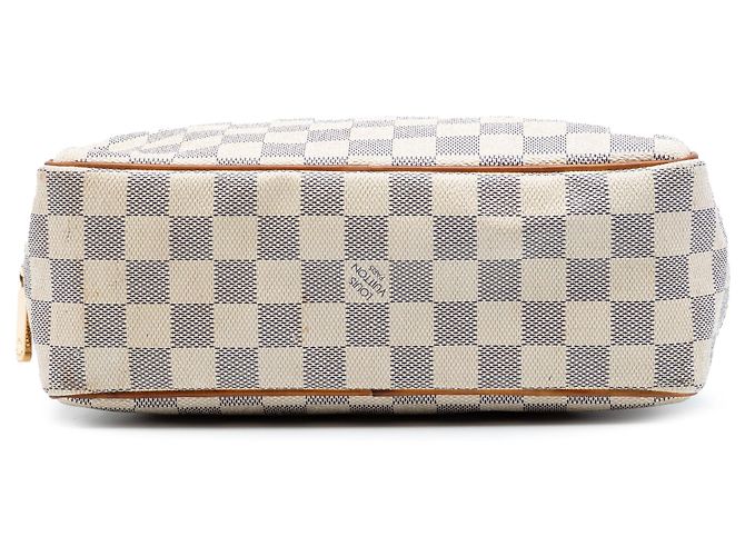 Beauty case Louis Vuitton White Damier Azur 25 Bianco - vista 3