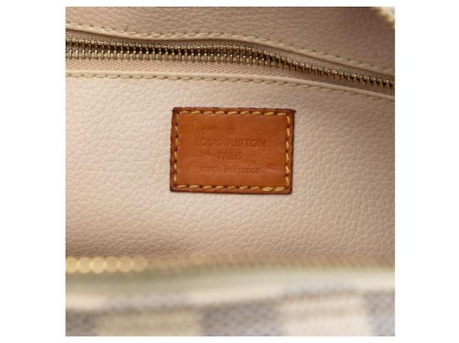 Beauty case Louis Vuitton White Damier Azur 25 Bianco - vista 5