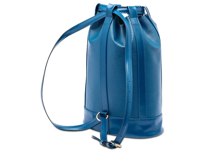 Louis Vuitton Blue Epi Randonnee PM - vista 2