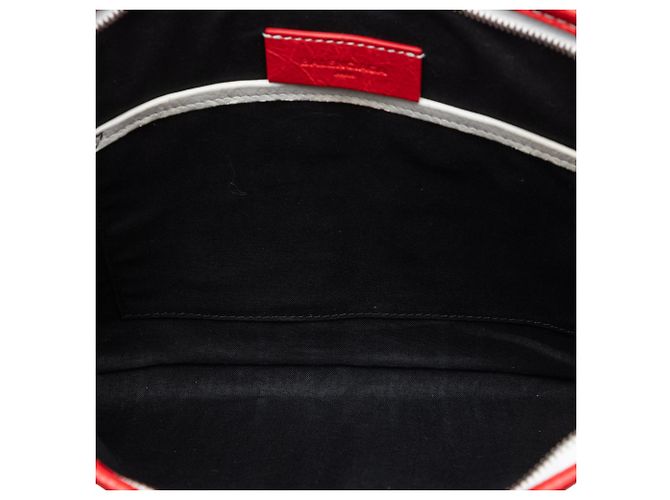 Clutch Bazar in agnello verde Balenciaga - vista 4