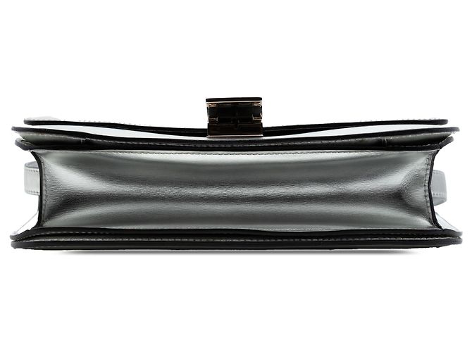 Céline Celine Silver Medium Calfskin Classic Box Silber - Ansicht 3