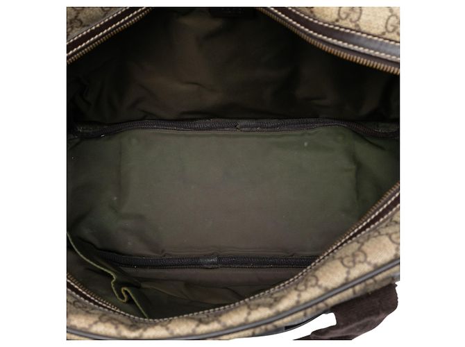 Valigetta Gucci Beige GG Supreme Interlocking G - vista 4