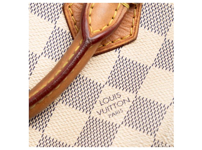 Louis Vuitton White Damier Azur Speedy 30 Branco - vista 5