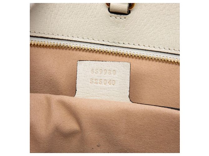 Gucci Beige Large GG Supreme Les Pommes Apple and Heart Interlocking G Tote - view 5