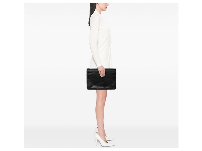 Pochette Discovery Louis Vuitton Monogram Shadow nero - vista 7