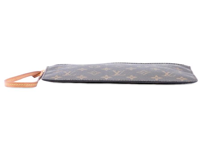 Pochette Louis Vuitton Brown Monogram Neverfull MM Marrone - vista 3