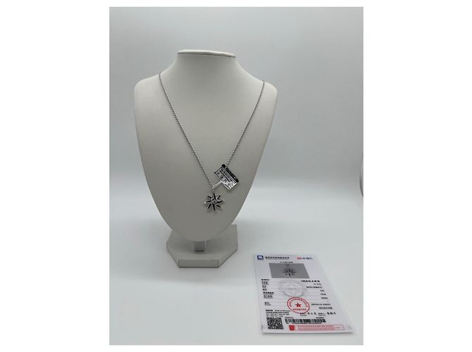 Dior Collana Classic Lucky Star con Diamanti Argento - vista 3