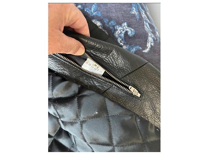 Sandro Paris Lederjacke Biker-Stil Schwarz - Ansicht 7