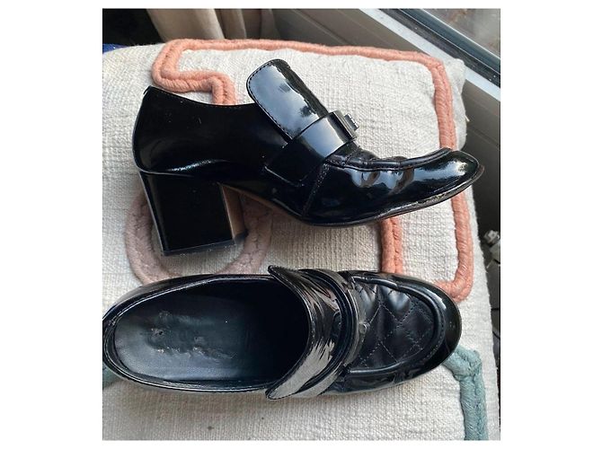 Chanel Lackleder Pumps Schwarz - Ansicht 2