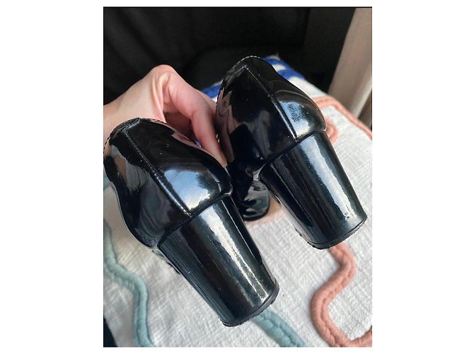 Chanel Lackleder Pumps Schwarz - Ansicht 5