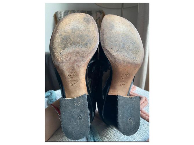 Chanel Lackleder Pumps Schwarz - Ansicht 6