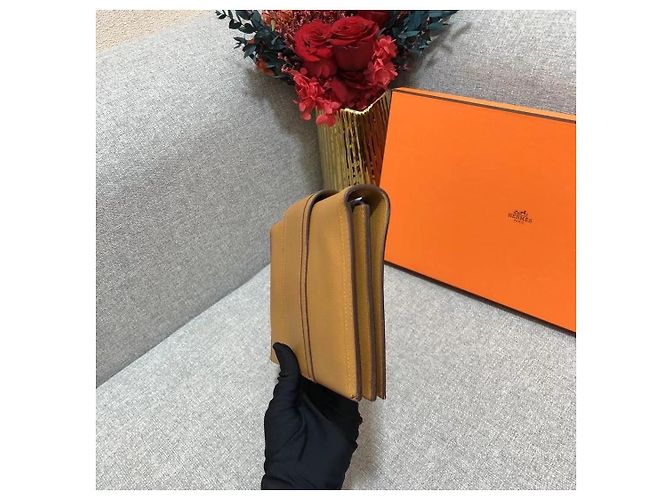 Borsa Hermès H Passant in pelle - Cioccolato Marrone - vista 6