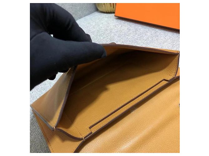 Borsa Hermès H Passant in pelle - Cioccolato Marrone - vista 8