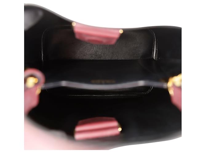 Prada Borsa Tote Panier Medium a tracolla Rosso - vista 10