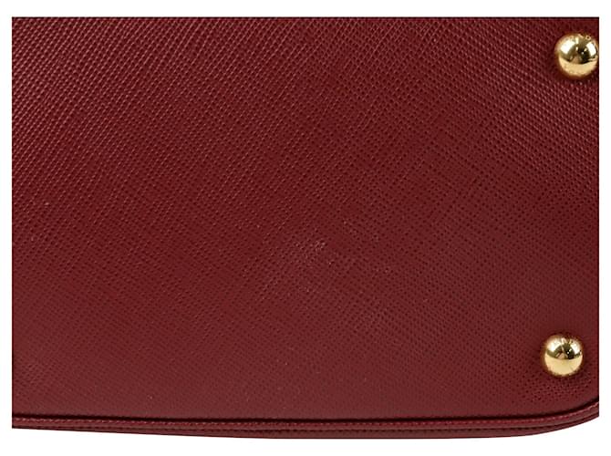 Prada Borsa Tote Panier Medium a tracolla Rosso - vista 8