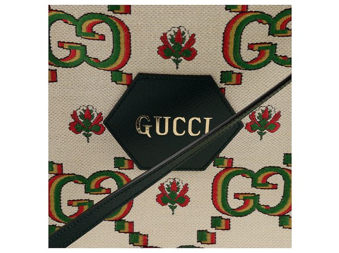 Gucci Tote e Borsa a Spalla Centennial Medium Verde - vista 2