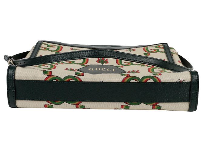 Gucci Tote e Borsa a Spalla Centennial Medium Verde - vista 8