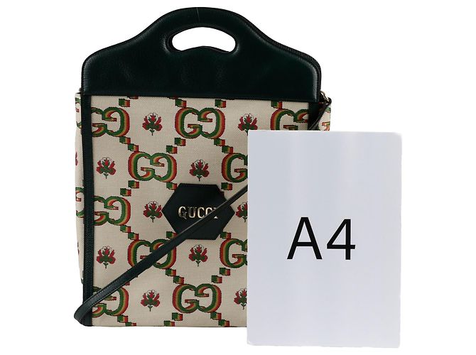 Gucci Tote e Borsa a Spalla Centennial Medium Verde - vista 9