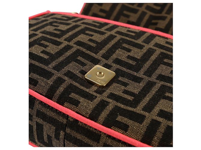 Fendi Bolso de Hombro Tote Baguette Medium Castaño - vista 8