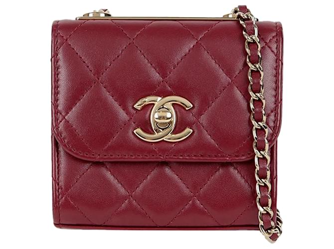 Trendy CC Chanel Borsa a tracolla mini Cc di tendenza Rosso - vista 2
