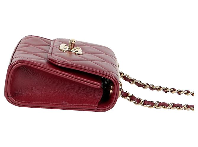 Trendy CC Chanel Borsa a tracolla mini Cc di tendenza Rosso - vista 5