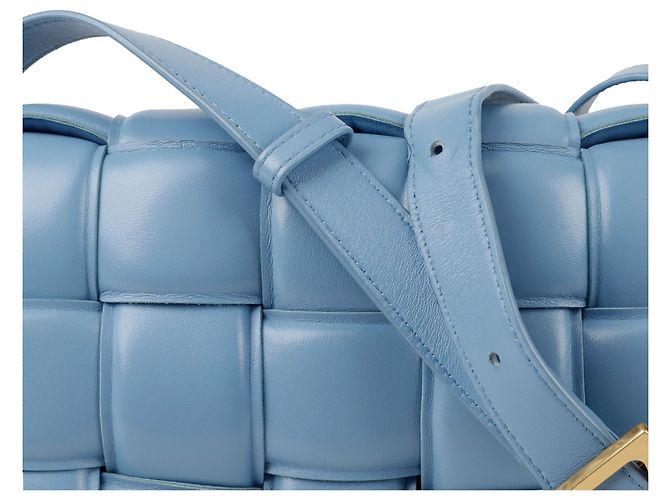 Bottega Veneta Bolsa de ombro e transversal Padded Cassette Azul - vista 3