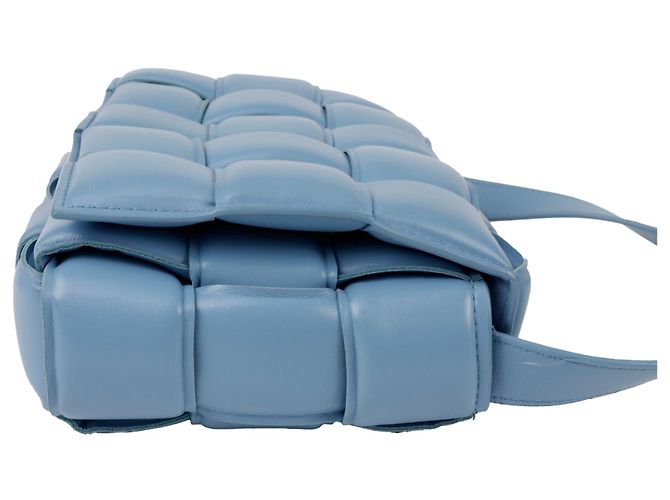 Bottega Veneta Bolsa de ombro e transversal Padded Cassette Azul - vista 8