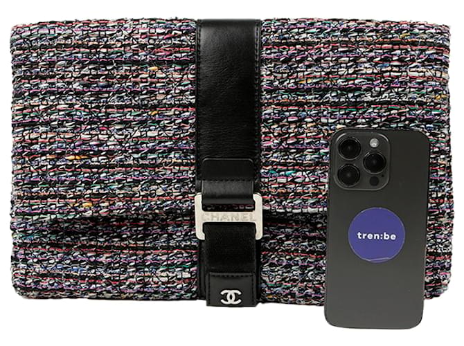 Chanel Clutch con patta e maniglia Multicolore - vista 8