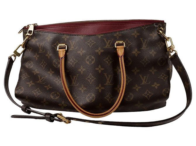 Louis Vuitton Borsa a Spalla Palais Mm Tote Marrone - vista 5