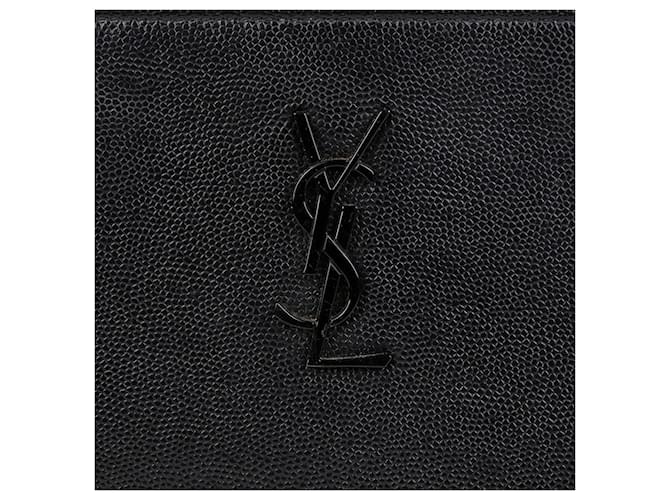 Saint Laurent Clutch Monogram Grande Nero - vista 2