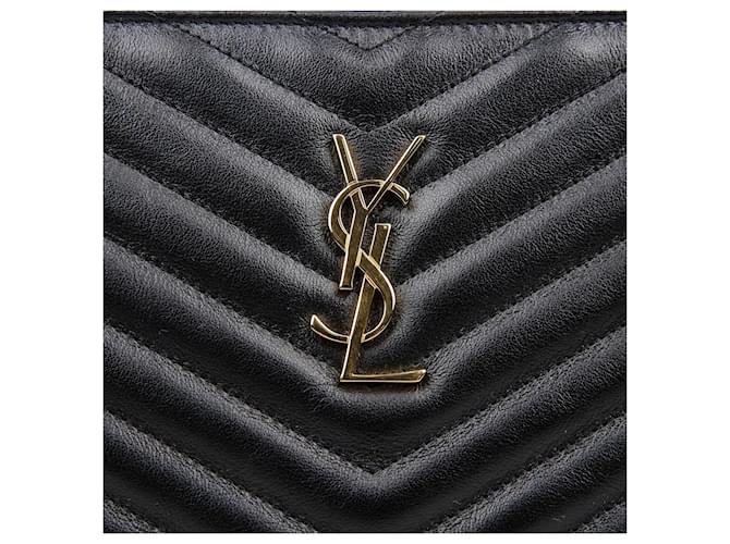 Saint Laurent Clutch Porta Documenti Monogram Nero - vista 3
